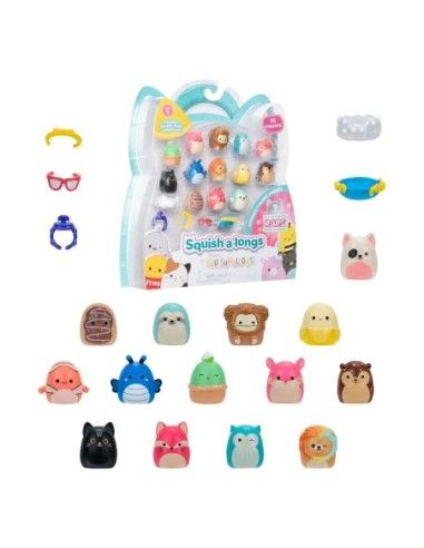 Squishmallow Squish a longs Mini Figures 14-Pack Style 1 3 cm  Jazwares