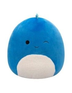 Squishmallows Plush Figure Winking Dark Blue Dino with Fuzzy Belly Brody 40 cm  Jazwares