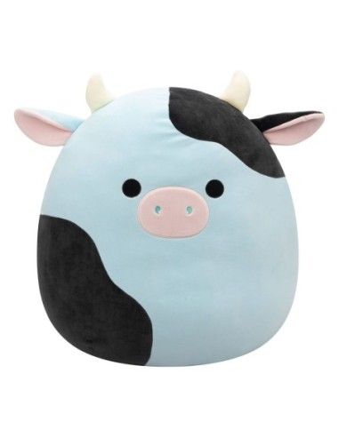 Squishmallows Plush Figure Blue and Black Cow Cillian 50 cm  Jazwares