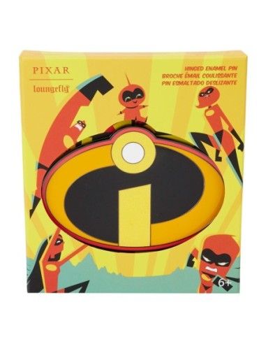 Pixar by Loungefly Sliding Enamel Pin The Incredibles 20th Anniversary Hinged Limited Edition 8 cm