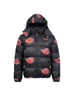 Naruto Puffer Jacket Akatsuki Red