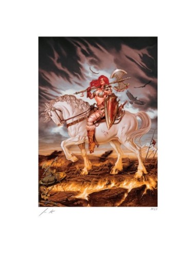 Dynamite Entertainment Art Print Red Sonja: World on Fire 46 x 61 cm - unframed  Sideshow Collectibles