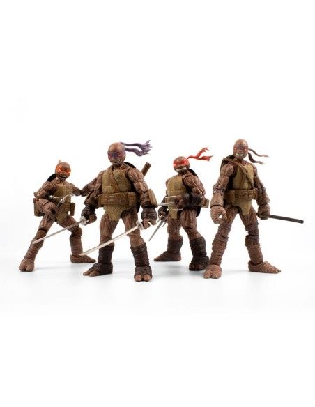 Teenage Mutant Ninja Turtles BST AXN Action Figures 4-Pack Zombie Turtle (IDW Comics) 13 cm  The Loyal Subjects