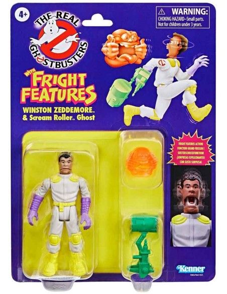 The Real Ghostbusters Kenner Winston Zeddemore & Scream Roller Ghost