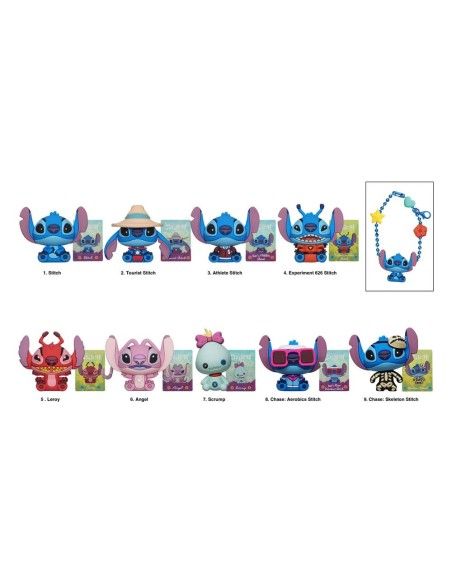 Lilo & Stitch PVC Bag Clips Stitch Charm Display (24)