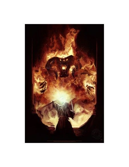 Lord of the Rings Art Print The Flame of Anor 46 x 61 cm - unframed  Sideshow Collectibles