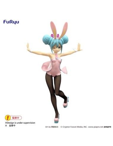 Hatsune Miku BiCute Bunnies PVC Statue Wink Pearl Pink Color Ver. 30 cm  FURYU