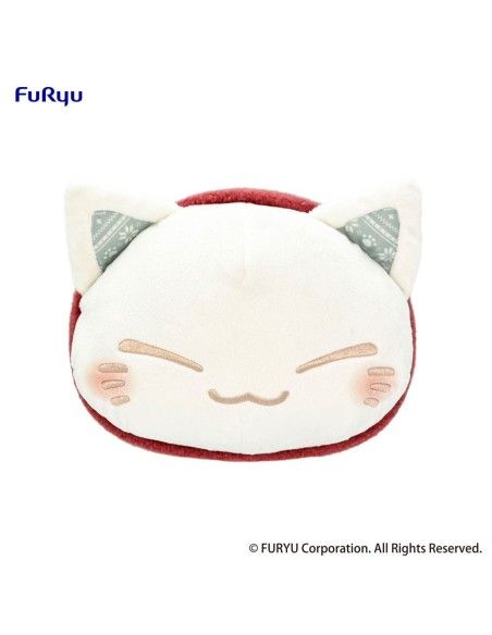 Nemuneko Cat Plush Figure Red Scarf Ver. 30 cm