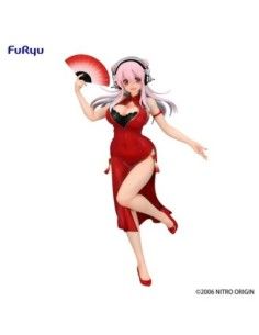 Super Sonico Trio-Try-iT PVC Statue China Dress Ver. 21 cm