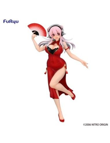 Super Sonico Trio-Try-iT PVC Statue China Dress Ver. 21 cm