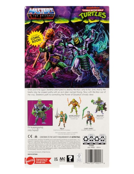 MOTU x TMNT: Turtles of Grayskull Action Figure Skeletor 14 cm