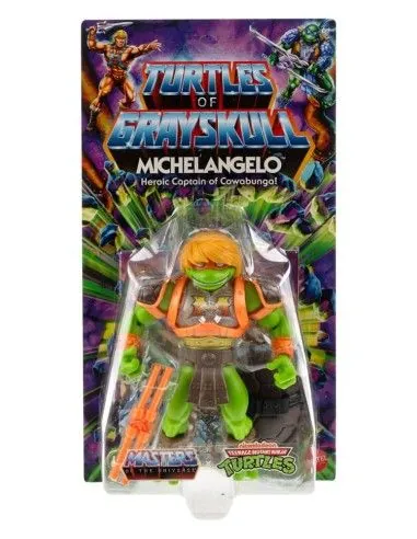 MOTU x TMNT: Turtles of Grayskull Action Figure Michelangelo 14 cm