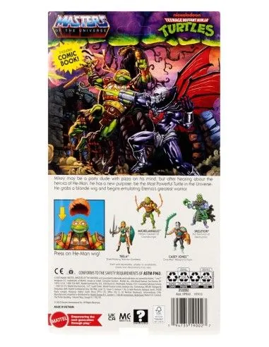 MOTU x TMNT: Turtles of Grayskull Action Figure Michelangelo 14 cm