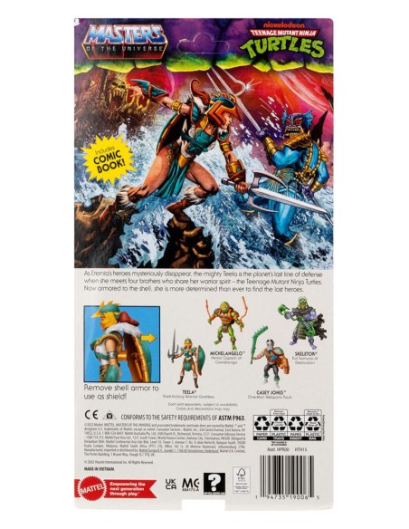 MOTU x TMNT: Turtles of Grayskull Action Figure Teela 14 cm