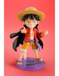 One Piece World Collactable Figures x S.H. Figuarts Action Figure Monkey D. Luffey 8 cm  Bandai Tamashii Nations