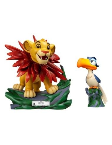 Disney Master Craft Statues 2-Pack The Lion King Little Simba & Zazu 31 cm