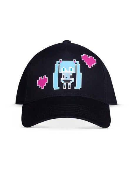 Hatsune Miku Curved Bill Cap Pixel  Difuzed