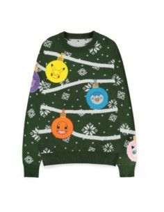 Pokémon Sweatshirt Christmas Jumper Xmas Balls