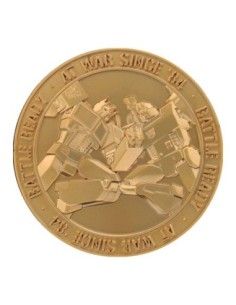 Transformers Collectable Coin 40th Anniversary 24k Gold Plated Edition 4 cm