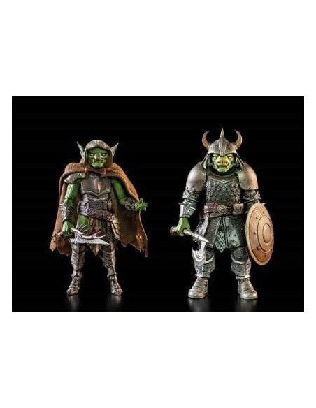 Mythic Legions: Ashes of Agbendor Actionfigures 2-Pack Maligancy of Gobhollow  Four Horsemen Toy Design