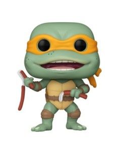 Teenage Mutant Ninja Turtles POP! Movies Vinyl Figure Michelangelo Sausage Link Nunchucks 9 cm