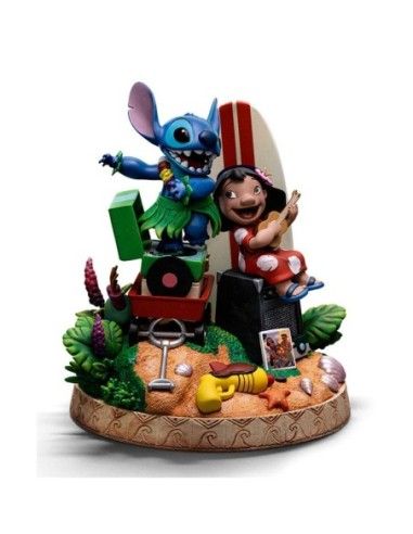 Lilo & Stitch Deluxe Art Scale Statue 1/10 Lilo & Stitch 20 cm  Iron Studios