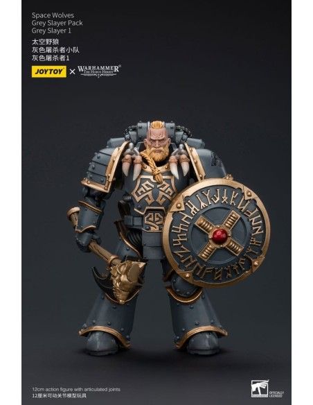 Warhammer The Horus Heresy Action Figure 1/18 Space Wolves Grey Slayer Pack Grey Slayer 1 12 cm  Joy Toy (CN)