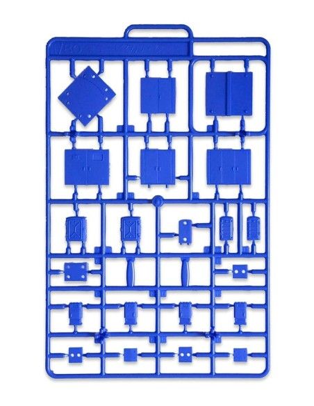 Original Character 1/80 Plastic Model Kit 1/80 Pop Another World Series Relay box/Cubicle Blue 3 cm  Plum