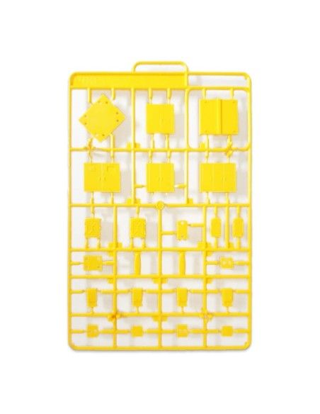 Original Character 1/80 Plastic Model Kit 1/80 Pop Another World Series Relay box/Cubicle Yellow 3 cm