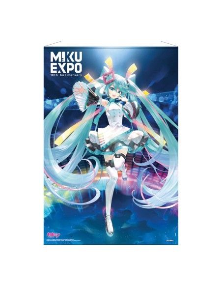 Hatsune Miku Wallscroll Miku Expo 10th Anniversary Limited Edition 61 x 91 cm