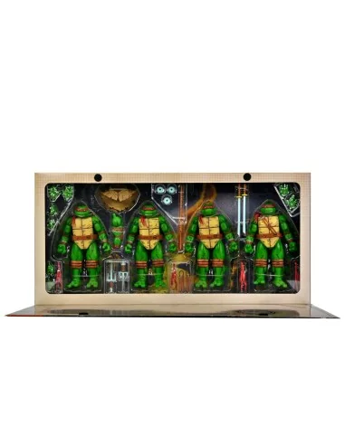 Teenage Mutant Ninja Turtles (Mirage Comics) Action Figures 4-Pack Leonardo, Raphael, Michelangelo, & Donatello 18 cm