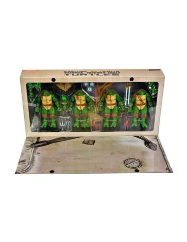 Teenage Mutant Ninja Turtles (Mirage Comics) Action Figures 4-Pack Leonardo, Raphael, Michelangelo, & Donatello 18 cm