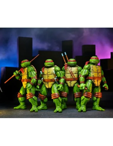 Teenage Mutant Ninja Turtles (Mirage Comics) Action Figures 4-Pack Leonardo, Raphael, Michelangelo, & Donatello 18 cm