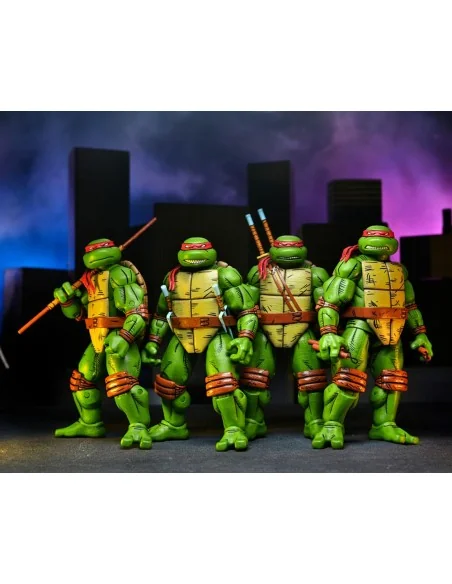 Teenage Mutant Ninja Turtles (Mirage Comics) Action Figures 4-Pack Leonardo, Raphael, Michelangelo, & Donatello 18 cm