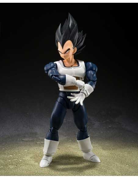 Dragon Ball S.H. Figuarts Action Figure Vegeta Old Battle Clothes 14 cm