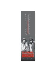 Bud Spencer & Terence Hill Thermometer with metal key holder Old School Heroes  Blechwaren Fabrik Braunschweig