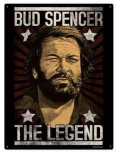 Bud Spencer Tin Sign The Legend 30 x 40 cm