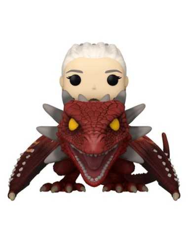 House of the Dragon POP! Rides Deluxe Vinyl Rhaenys Targaryen with Meleys 9 cm