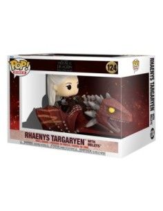 House of the Dragon POP! Rides Deluxe Vinyl Rhaenys Targaryen with Meleys 9 cm