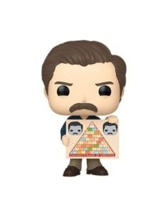 Parks and Recreation 15th Anniversary POP! TV Vinyl Figure Ron 9 cm  Funko