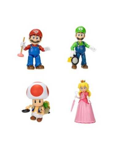 The Super Mario Bros. Movie Action Figures 13 cm Assortment (6)  JAKKS PACIFIC