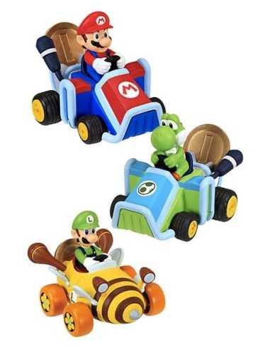 World of Nintendo Super Mario Kart Pullback Vehicles with Figures Wave 1 Assortment (12)