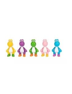 World of Nintendo Super Mario Mini Figure 5-Pack Yoshi 6 cm  JAKKS PACIFIC