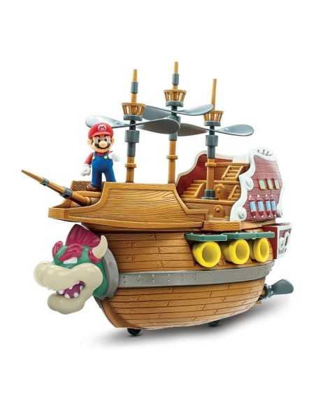 World of Nintendo Super Mario Playset Bowser's Airship Deluxe