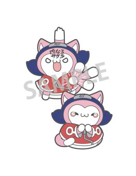 Naruto Mega Cat Project Nyaruto! Enamel Pins Sakura Haruno 5 cm Case (48)  Megahouse