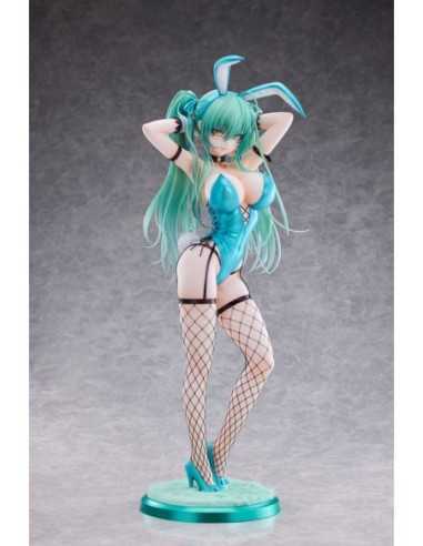 Original Character PVC Statue 1/4 Green Twin Tail Bunny-chan Fishnet Tights Ver. 43 cm  PartyLook