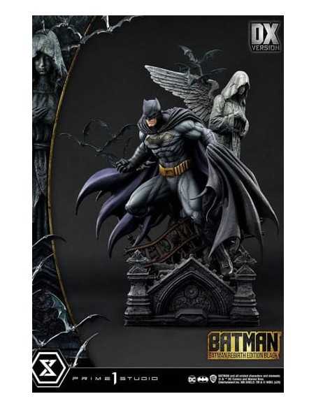 Batman Ultimate Premium Masterline Series Statue 1/4 Batman Rebirth Edition Black Deluxe Version 71 cm