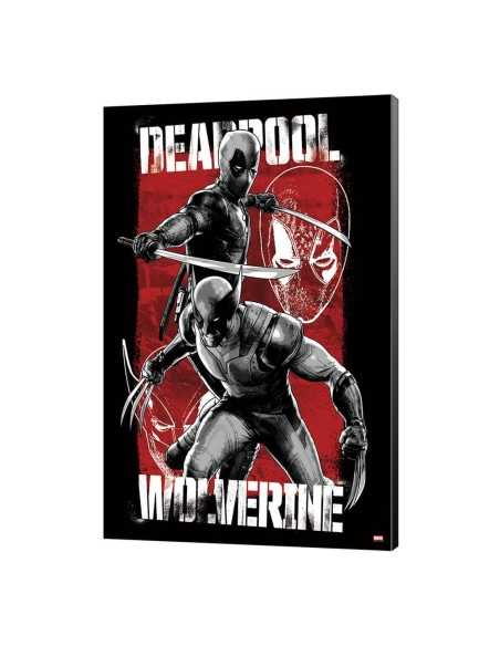 Marvel Wooden Wall Art Deadpool & Wolverine 03 Maximum Effort 35 x 50 cm  Semic