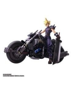 Final Fantasy VII Bring Arts Action Figure and vehicle Cloud Strife & Hardy-Daytona 15 cm