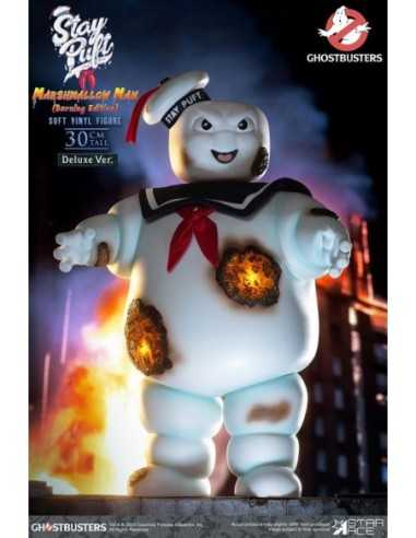 Ghostbusters Soft Vinyl Statue Stay Puft Marshmallow Man Burnign Edition Deluxe Version 30 cm  Star Ace Toys